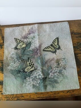 Swallowtail Butterfly Linen Accent